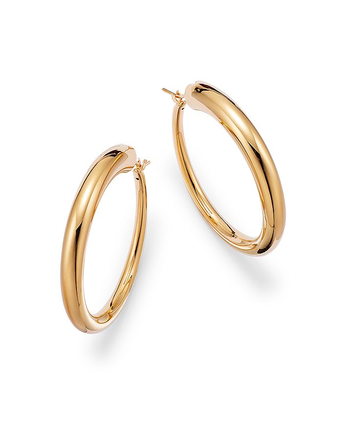 Alberto Amati 14k Yellow Gold Tapered Hoop Earrings - 100% Exclusive