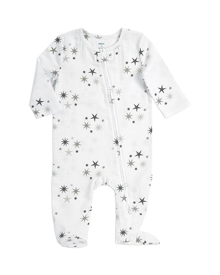 Aden And Anais Unisex Star Print Footie - Baby In Star Cluster