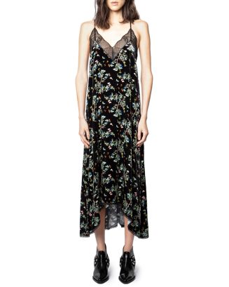 Zadig & Voltaire Risty Velvet Blossom Dress | Bloomingdale's