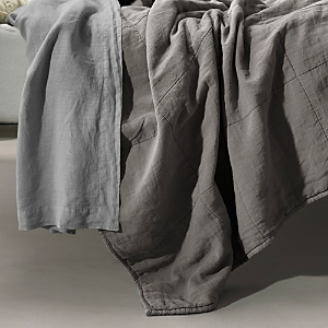 Society Limonta Rem Linen Quilt, King In Fumo