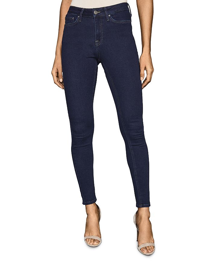 REISS LUX MID RISE SKINNY JEANS IN INDIGO,20501645