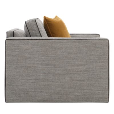 Welt Played Fabric Chair