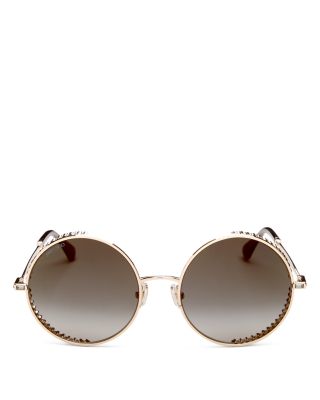 Jimmy Choo round sunglasses, New Kati | Black Round Sunglasses | JIMMY CHOO main image 4