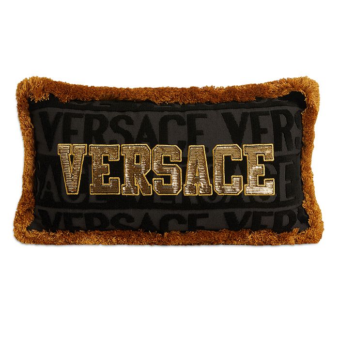 Custom Made Versace Fabric Pillows - a Pair