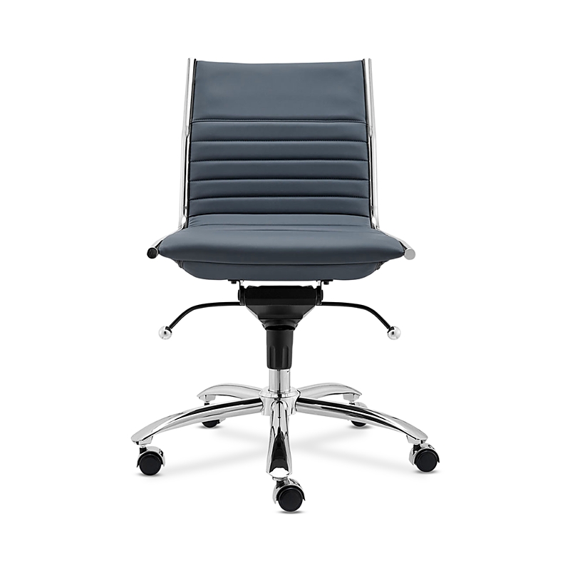 Euro Style Dirk Low Back Office Chair without Armrests