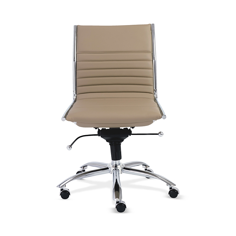 Euro Style Dirk Low Back Office Chair without Armrests