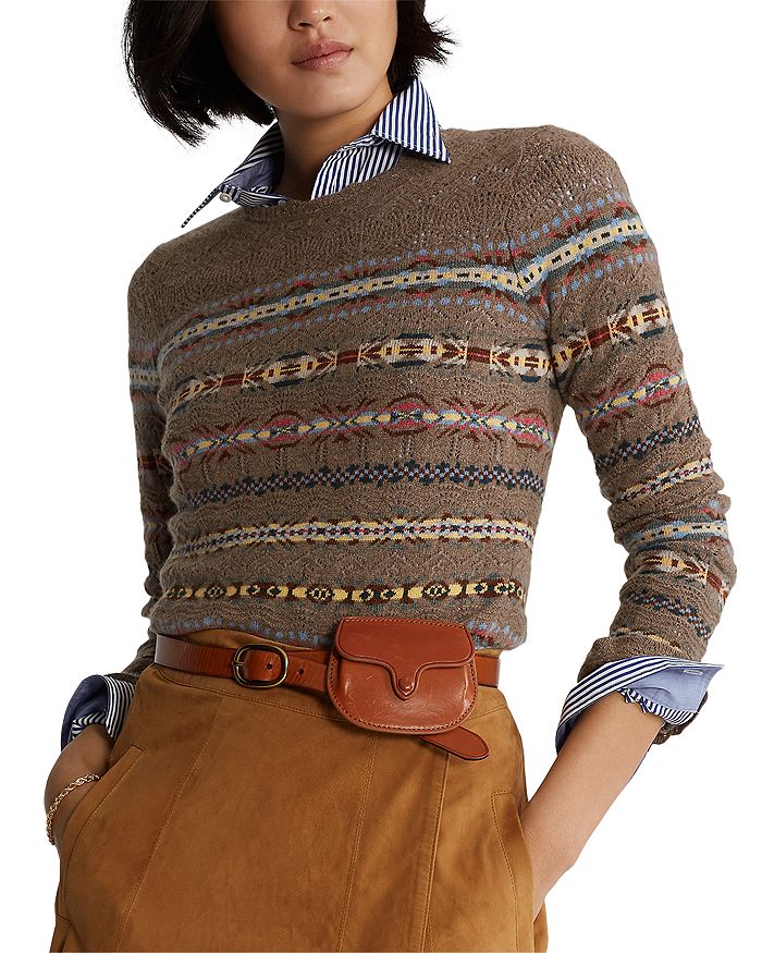 Ralph Lauren Fair Isle Crewneck Sweater
