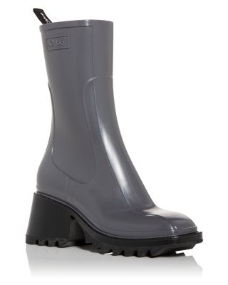 rain booties with heel