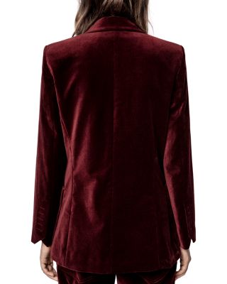 Zadig&Voltaire☆VOLLY VELOURS BLAZER 38 Zadig & Voltaire Volly Velours Blazer | $398.00 | Saint Bernard