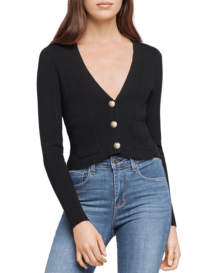L AGENCE L'AGENCE JAMIE CROPPED CARDIGAN,8542TXN
