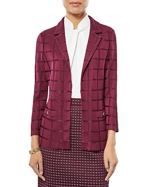 Misook Windowpane Blazer Misook Windowpane Blazer