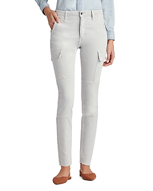 Favorite Daughter for Joe's The Charlie Skinny Cargo Jeans in Pale Gray