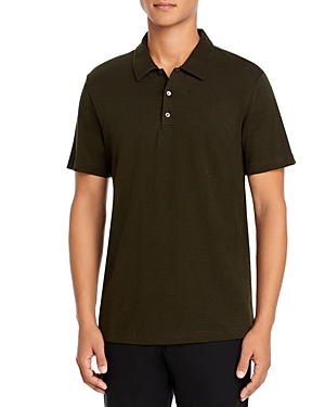 Theory Bron Regular Fit Polo Shirt In Grove
