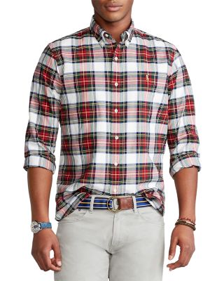 polo ralph lauren plaid oxford sport shirt