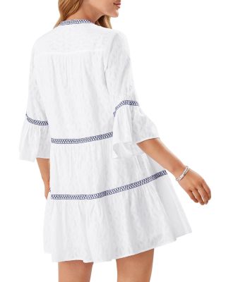 Jacquard Tiered Dress