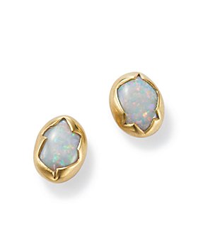ANNETTE FERDINANDSEN DESIGN - 18K Yellow Gold Opal Stud Earrings