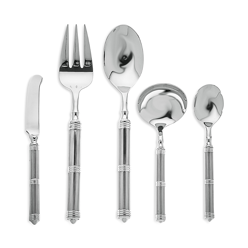 Ricci Argentieri Castello 5 Piece Hostess Set In Silver