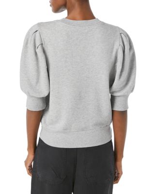 FRAME Short Puff Sleeve Sweatshirt | Bloomingdale's