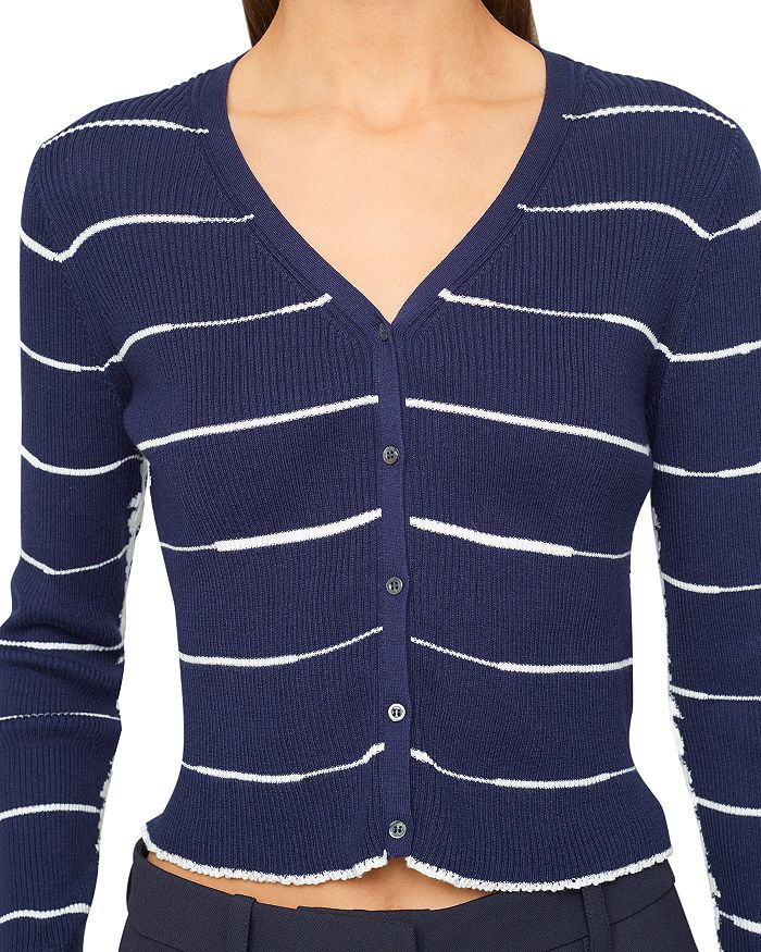 Ribbed Striped Cardigan main image 0