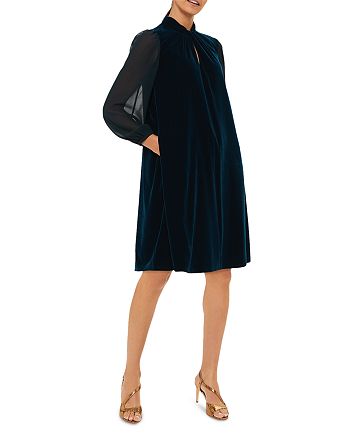 bloomingdales velvet dress