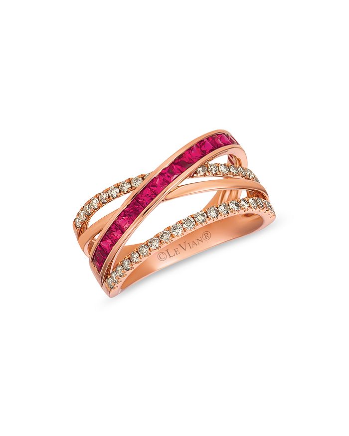 Champagne cheap ruby ring