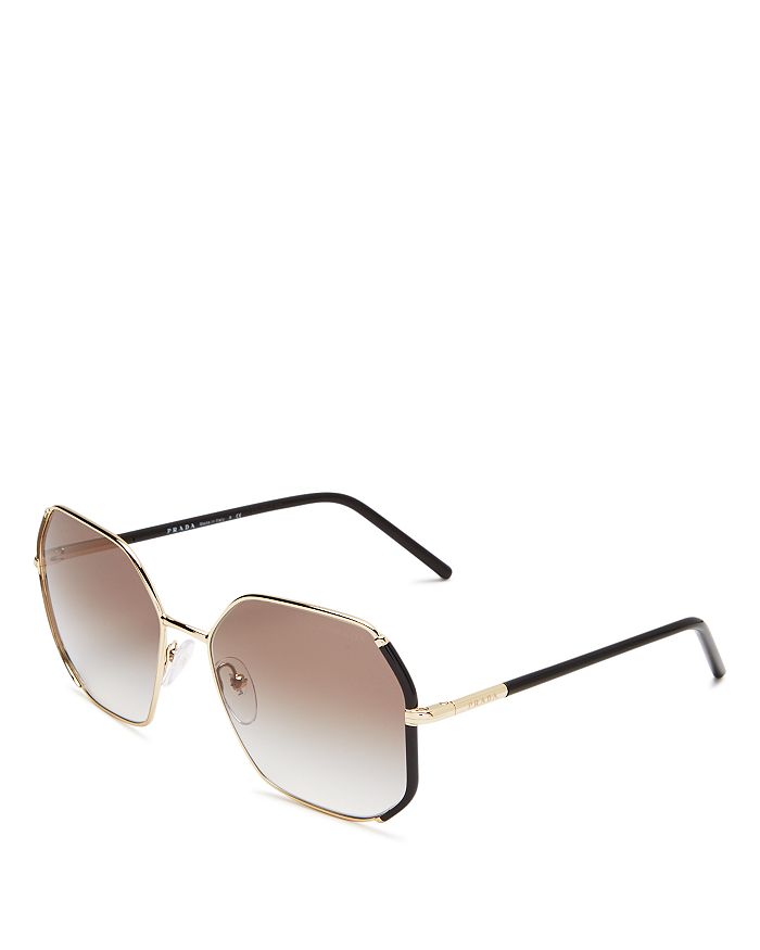 Prada Women's Octagonal Sunglasses, 58mm | Bloomingdale's