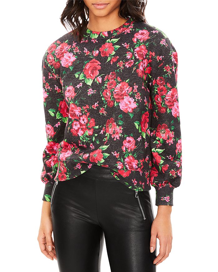 Floral Printed Sweatshirt