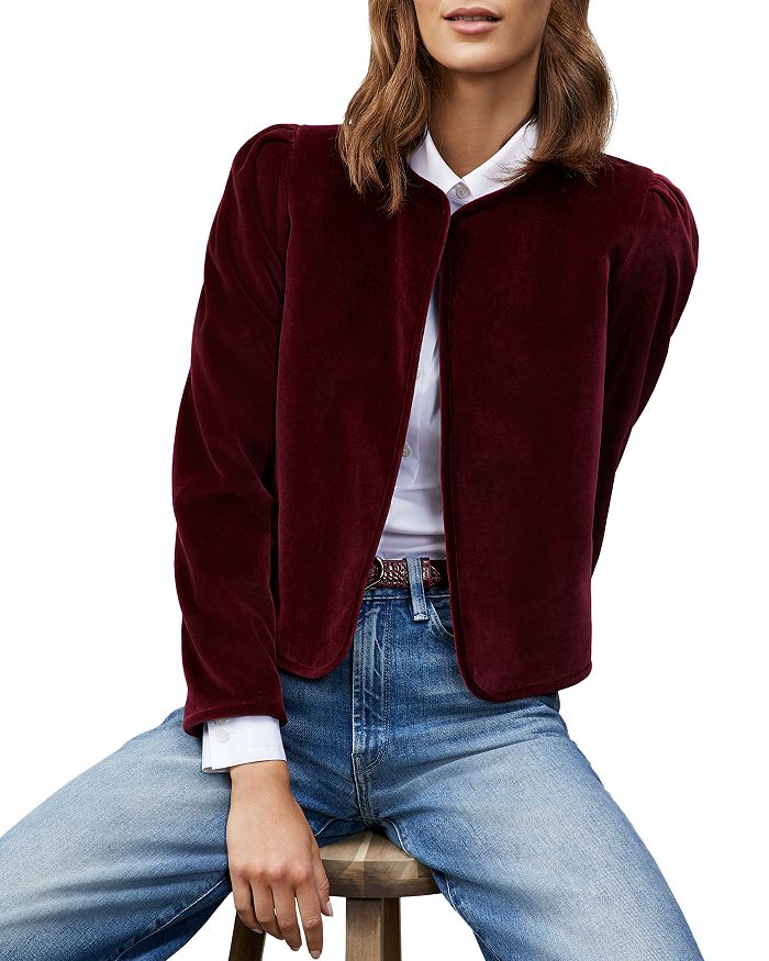 Lafayette 148 New York Scarlet Open Front Jacket Bloomingdale s