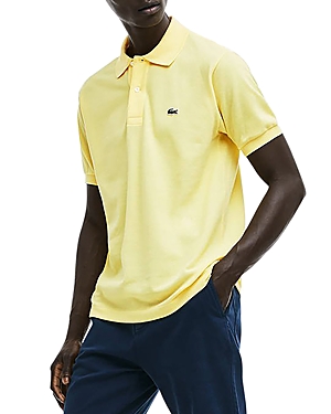 Lacoste Mens Classic Fit Polo Shirt In Yellow