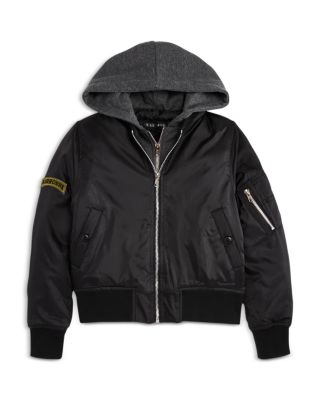 boys bomber jacket with hood