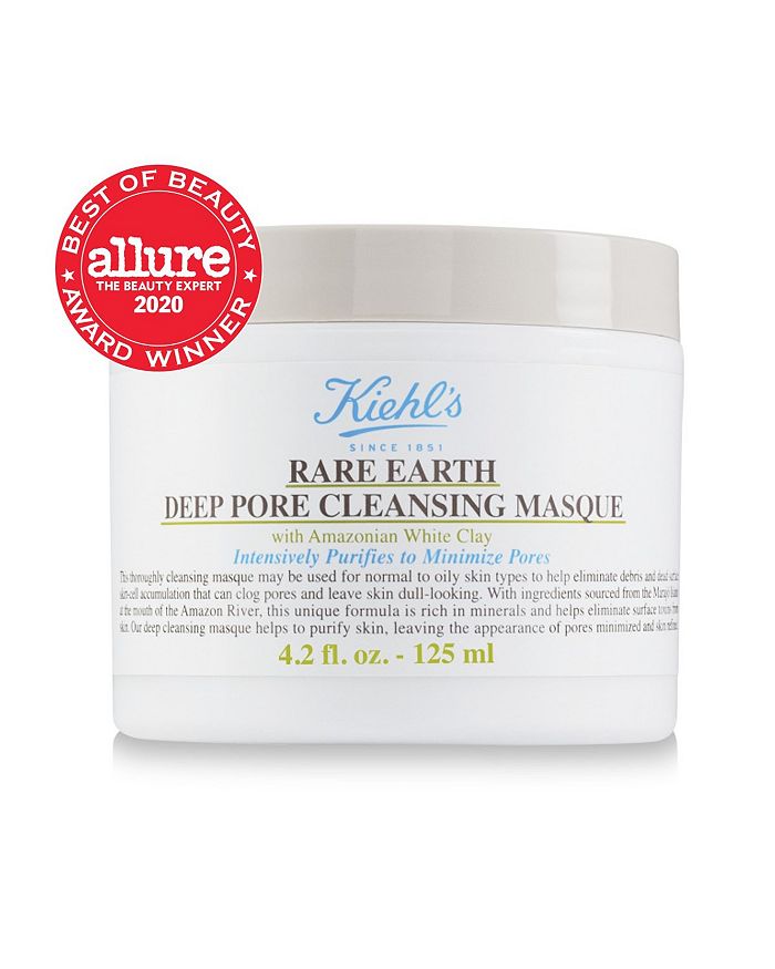 Shop Kiehl's Since 1851 Rare Earth Deep Pore Minimizing Cleansing Clay Mask 4.2 Oz.