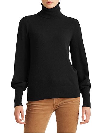 Ralph Lauren Washable Cashmere Turtleneck Sweater - 100% Exclusive |  Bloomingdale's