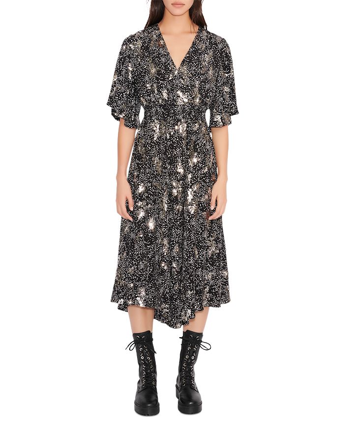 Maje robe outlet leopard