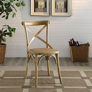 Shop Modway Gear Dining Side Chair In Natural