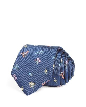 Paul Smith Floral Silk Skinny Tie | Bloomingdale's