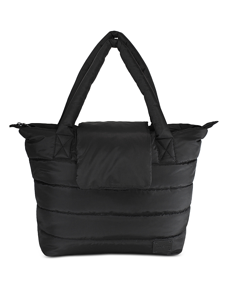 7am Enfant Capri Compact Diaper Tote In Black
