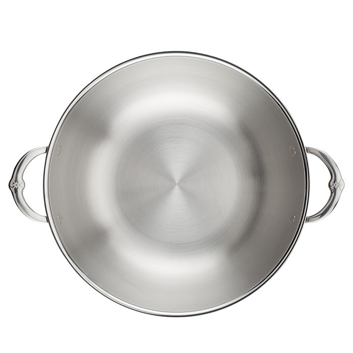 Shop Hestan Probond 14 Forged Stainless Steel Wok & Lid In Silver