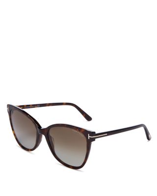 Tom Ford Ani Polarized Cat Eye Sunglasses, 58mm | Bloomingdale display picture 1