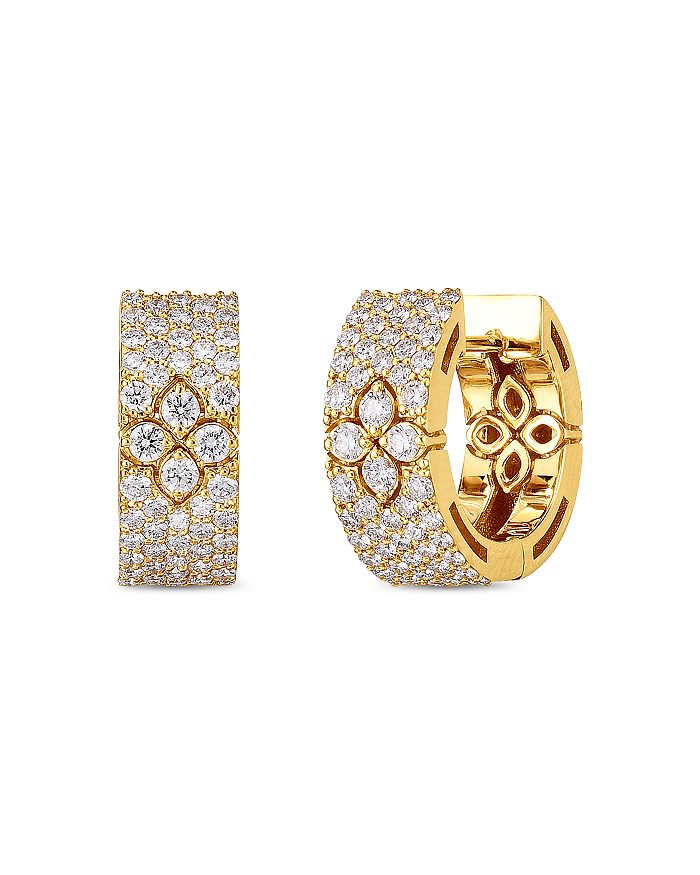 Roberto Coin 18K Yellow Gold Love In Verona Diamond Drop Earrings ...