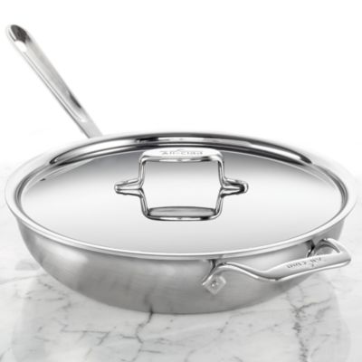 All-Clad - d5 Stainless Brushed 4-Quart Weeknight Pan