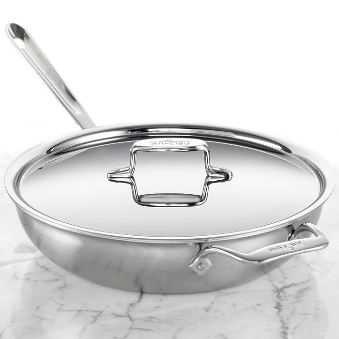 All-Clad D5 Brushed Stainless 4 QT Stock Pot & Lid