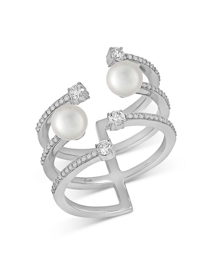 Pearl cage ring deals