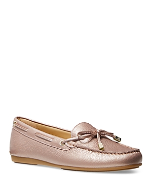 Michael Michael Kors Women's Sutton Leather Moccasins In Fawn
