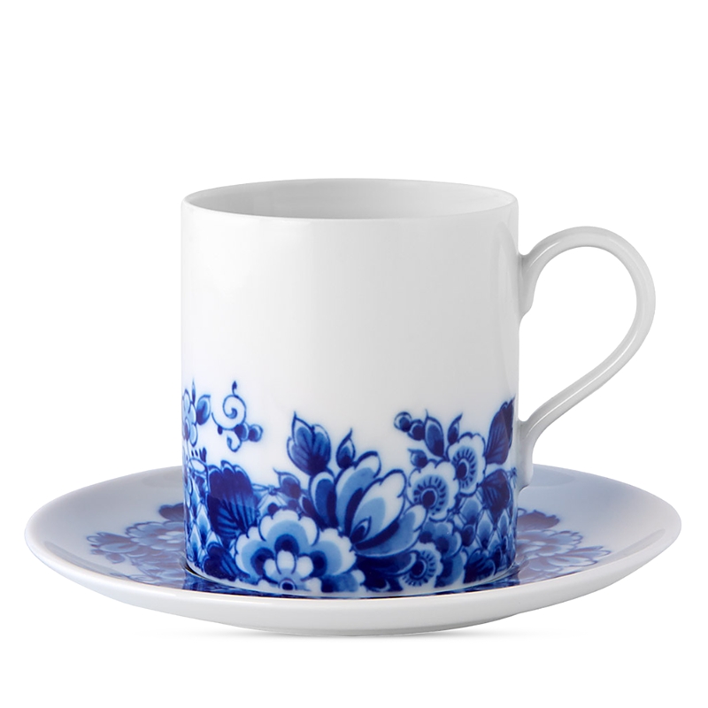 Vista Alegre Blue Ming Teacup & Saucer In Blue