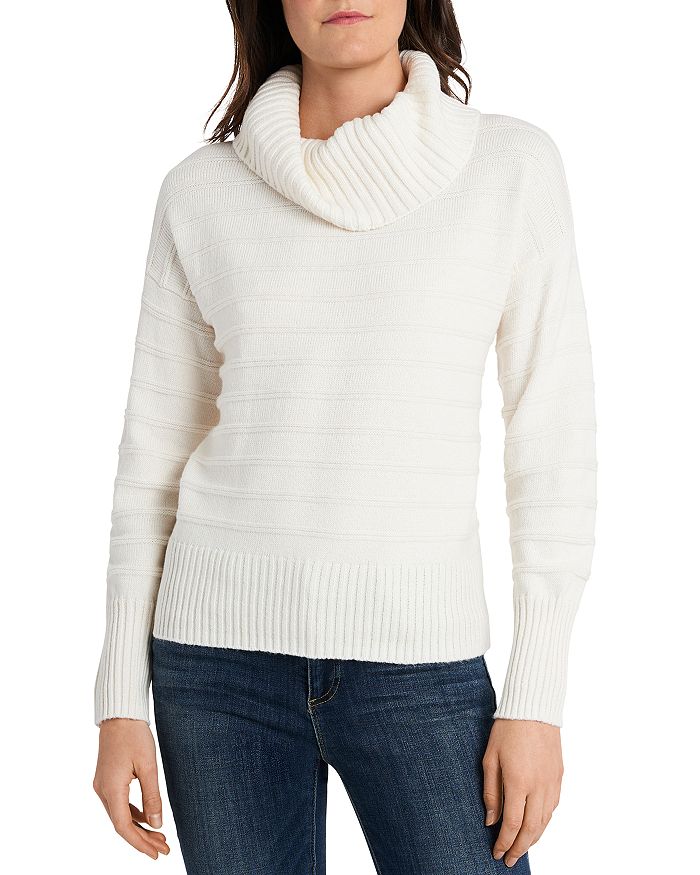 VINCE CAMUTO RIBBED COWL NECK SWEATER,9160212