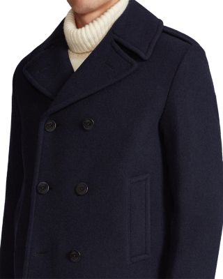 Melton Wool Blend Peacoat