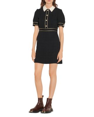 white collar shirt dress