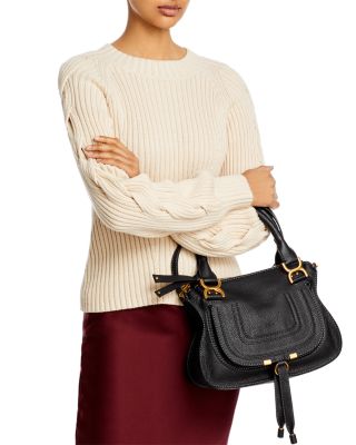 Marcie Small Leather Satchel