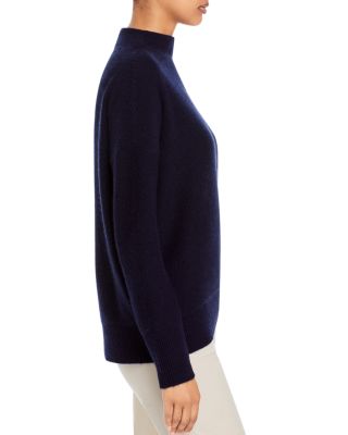Boiled Cashmere Funnel Neck Sweater