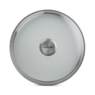8" Glass Lid with Stainless Steel Knob